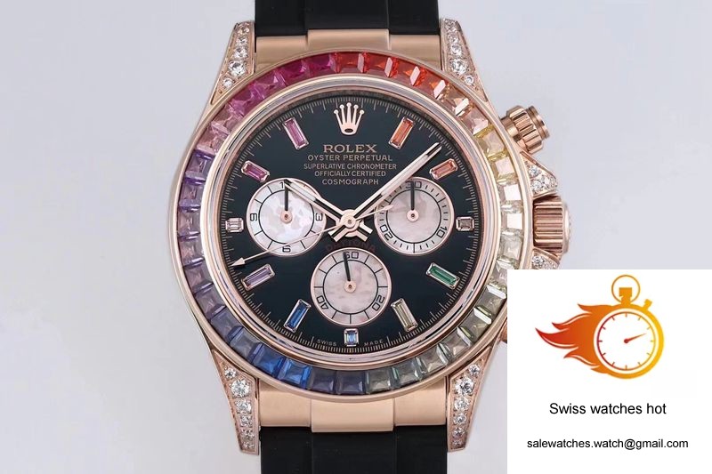 Rolex Daytona 116595RBOW BL Factory Rose Gold 3 Rolex Daytona 116595RBOW BL Factory Rose Gold 3