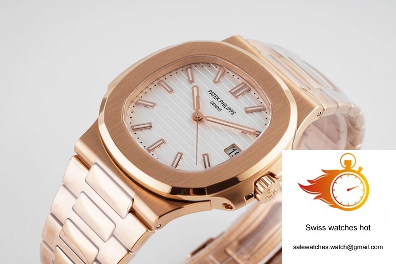 Patek Philippe Nautilus 5711/1R-001 PPF Factory V4 Rose Gold White Dial 3 Patek Philippe Nautilus 5711/1R-001 PPF Factory V4 Rose Gold White Dial 3