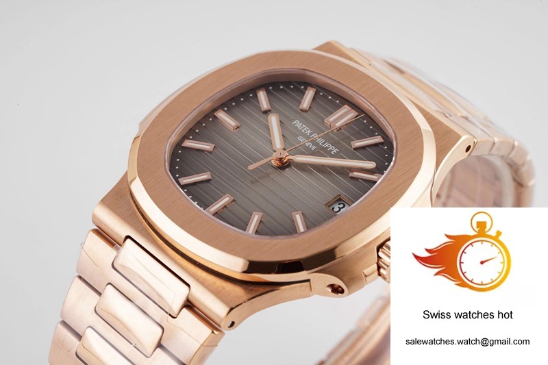 Patek Philippe Nautilus 5711/1R-001 PPF Factory V4 Rose Gold Brown Dial 3 Patek Philippe Nautilus 5711/1R-001 PPF Factory V4 Rose Gold Brown Dial 3