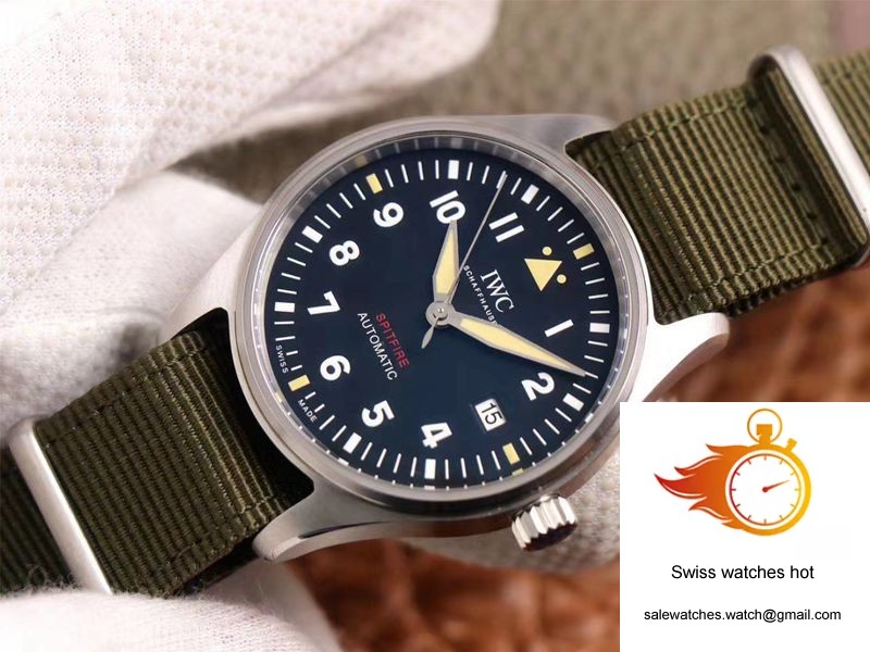 IWC Pilot Spitfire IW326801 MKS Factory Black Dial 3 IWC Pilot Spitfire IW326801 MKS Factory Black Dial 3
