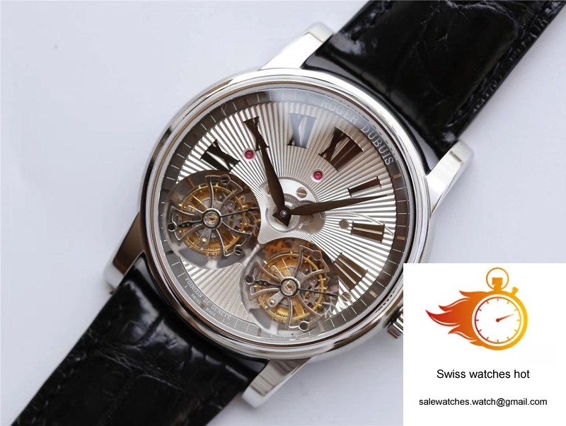 Roger Dubuis Hommage RDDBHO0562 Double Flying tourbillon JB Factory White Gold Case 3 Roger Dubuis Hommage RDDBHO0562 Double Flying tourbillon JB Factory White Gold Case 3