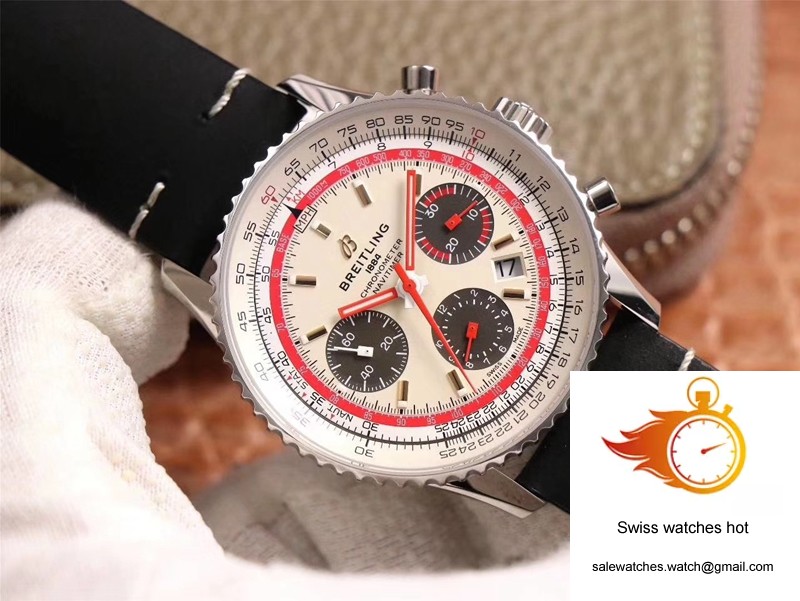 Breitling Navitimer 1 B01 Chronograph 43 TWA Edition AB01219A1G1X1 V9 Factory Silver Dial 3 Breitling Navitimer 1 B01 Chronograph 43 TWA Edition AB01219A1G1X1 V9 Factory Silver Dial 3