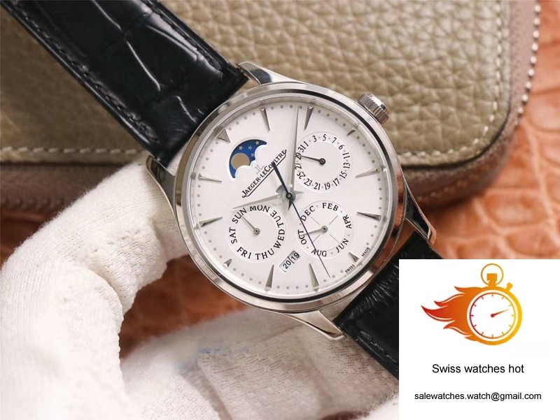 Jaeger-LeCoultre Master Ultra Thin Moon Perpetual Calendar 130842J V9 Factory White Dial 3 Jaeger-LeCoultre Master Ultra Thin Moon Perpetual Calendar 130842J V9 Factory White Dial 3