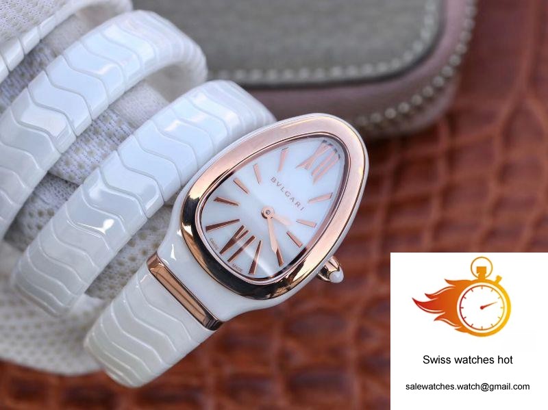 Bvlgari Serpenti Spiga Watch 102886 BV Factory Rose Gold No Diamond 3 Bvlgari Serpenti Spiga Watch 102886 BV Factory Rose Gold No Diamond 3