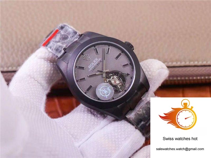 JB Factory Replica Rolex Milgauss Base 116400 Label Noir Design LNT01HS-001 Black case watch 3 JB Factory Replica Rolex Milgauss Base 116400 Label Noir Design LNT01HS-001 Black case watch 3
