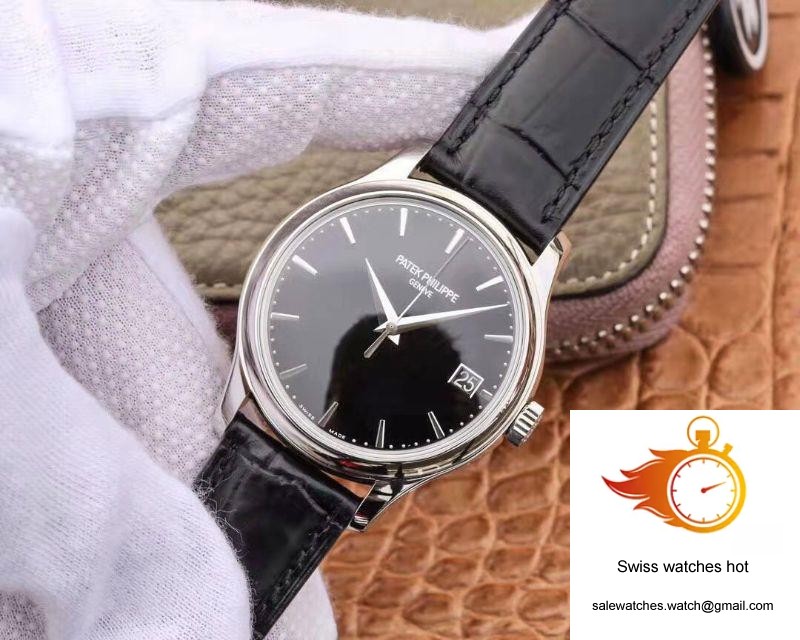ZF Factory Patek Philippe Calatrava Automatic Date Black Dial Watch 5227G-010 Flip Back Version 3 ZF Factory Patek Philippe Calatrava Automatic Date Black Dial Watch 5227G-010 Flip Back Version 3