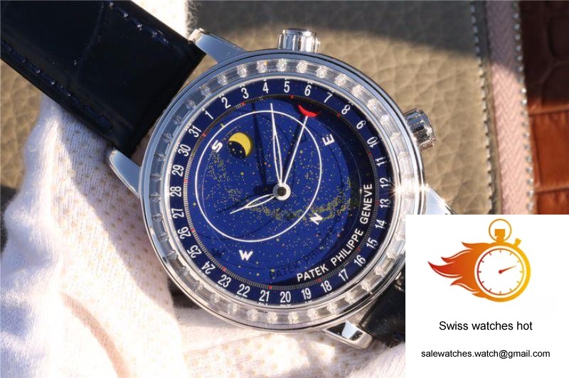 Patek Philippe Grand Complications Sky Moon Celestial 6102P-001 TWA Factory Blue Dial 3 Patek Philippe Grand Complications Sky Moon Celestial 6102P-001 TWA Factory Blue Dial 3