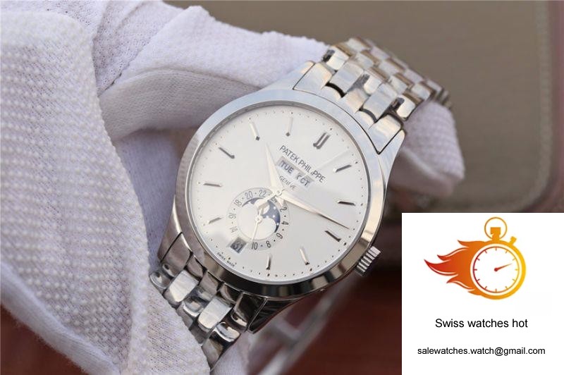 Patek Philippe Complications Annual Calendar 5396G KM Factory Steel Strap White Dial 3 Patek Philippe Complications Annual Calendar 5396G KM Factory Steel Strap White Dial 3