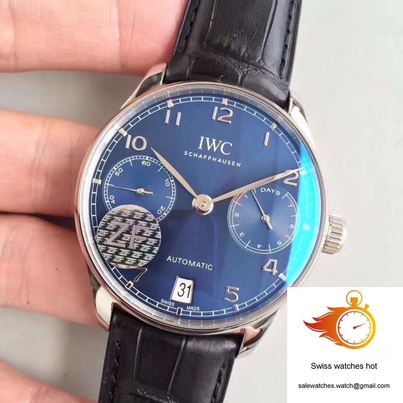 IWC Portuguese IW500703 ZF Factory Blue Dial 3 IWC Portuguese IW500703 ZF Factory Blue Dial 3