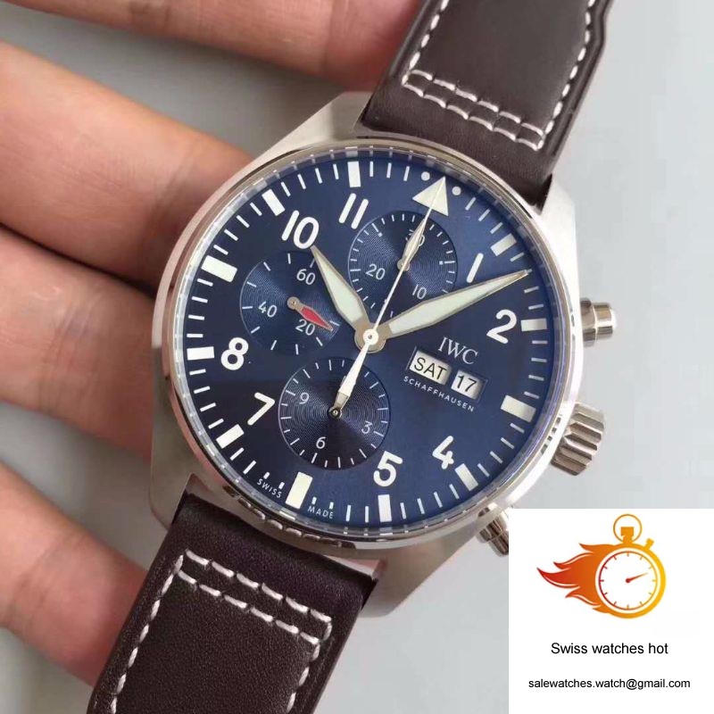 IWC Pilot Chronograph Edition Le Petit Prince IW377713 ZF Factory Blue Dial 3 IWC Pilot Chronograph Edition Le Petit Prince IW377713 ZF Factory Blue Dial 3
