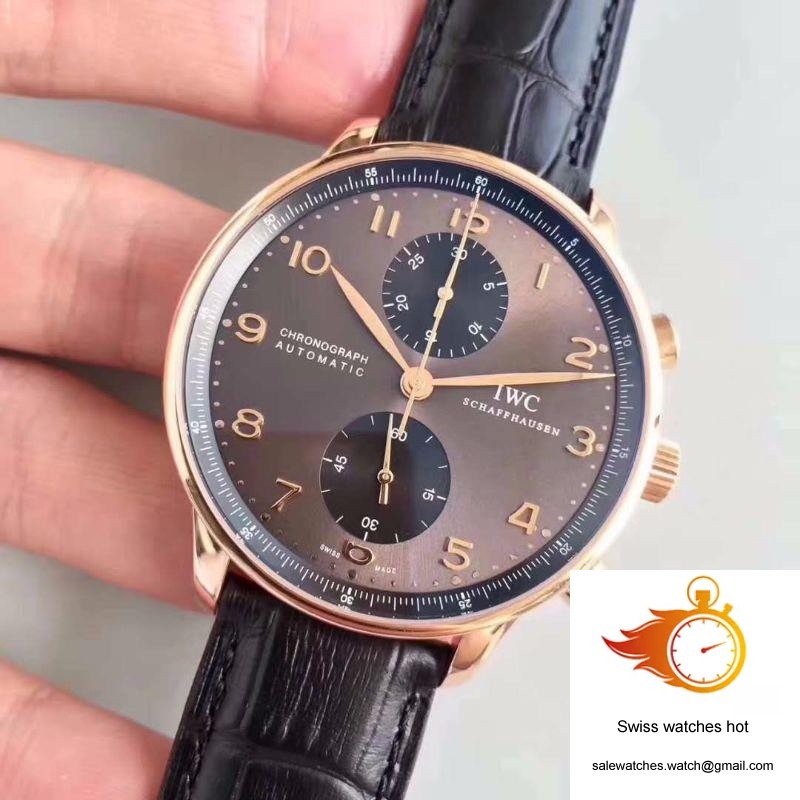 IWC Portugieser Chronograph IW371482 ZF Factory Anthracite Dial 3 IWC Portugieser Chronograph IW371482 ZF Factory Anthracite Dial 3