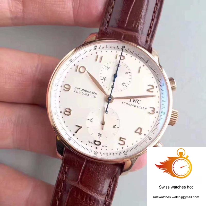 IWC Portugieser Chronograph IW371445 ZF Factory V2 Silver Dial 3 IWC Portugieser Chronograph IW371445 ZF Factory V2 Silver Dial 3