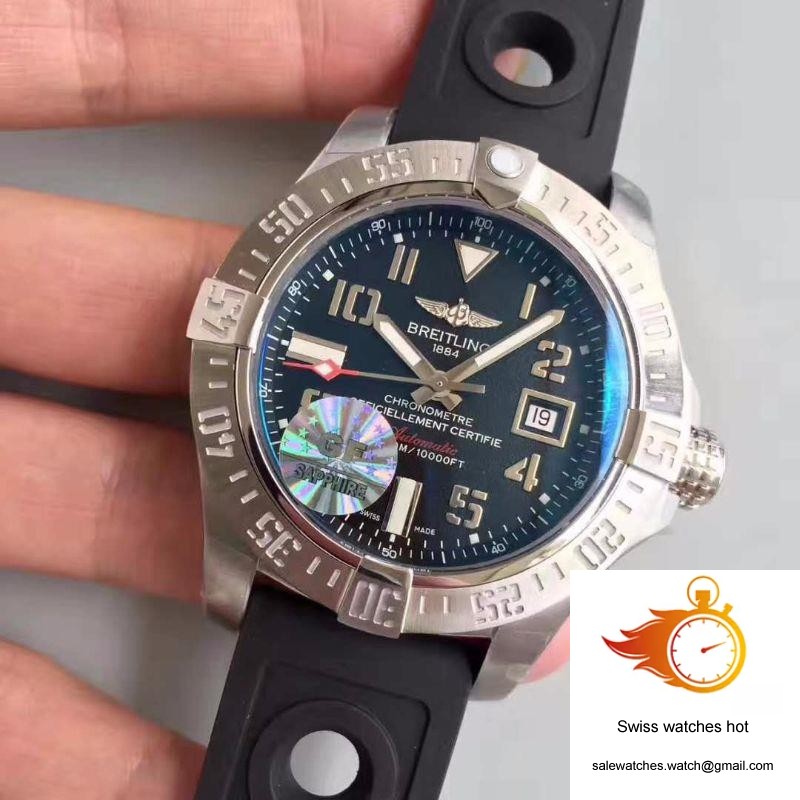 Breitling Avenger II Seawolf A1733110/F563/152S GF Factory Dark Blue Dial 3 Breitling Avenger II Seawolf A1733110/F563/152S GF Factory Dark Blue Dial 3