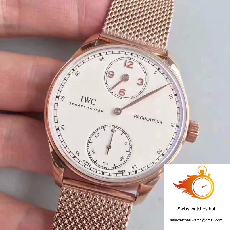 IWC Portugieser Regulateur IW544402 YL Factory White Dial 3 IWC Portugieser Regulateur IW544402 YL Factory White Dial 3