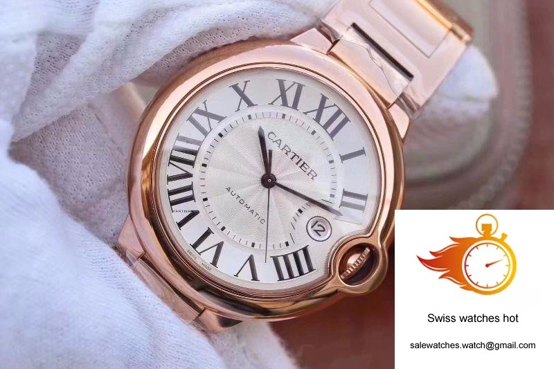 Ballon Bleu De Cartier 42MM W69006Z2 V9 Factory White Textured Dial 3 Ballon Bleu De Cartier 42MM W69006Z2 V9 Factory White Textured Dial 3
