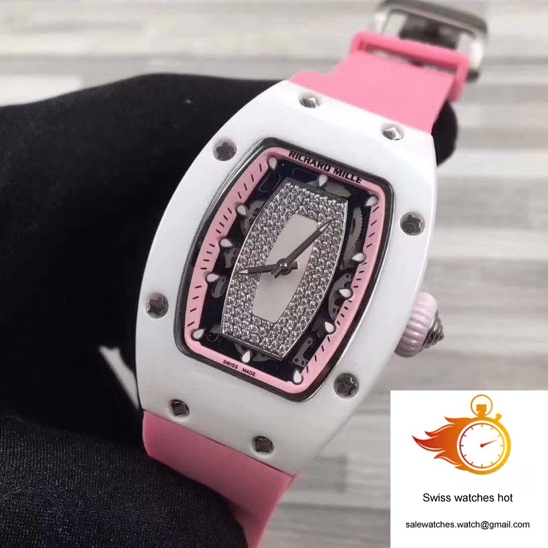Richard Mille RM07 Ladies Pink Dial with Diamonds 3 Richard Mille RM07 Ladies Pink Dial with Diamonds 3