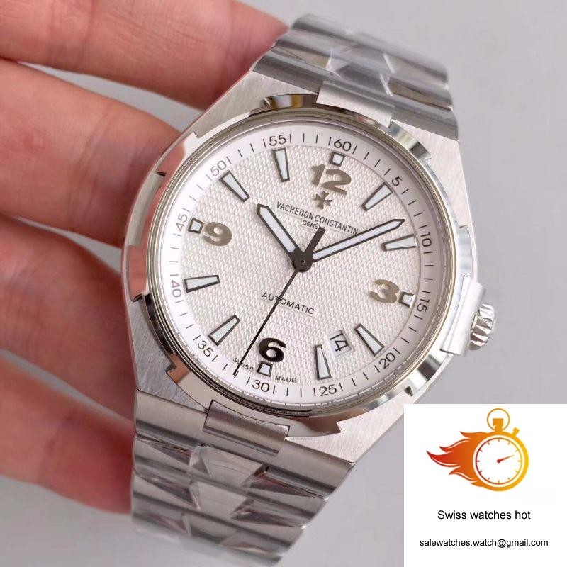 Vacheron Constantin Overseas 47040 Stainless Steel Bracelet JJ Factory White Dial 3 Vacheron Constantin Overseas 47040 Stainless Steel Bracelet JJ Factory White Dial 3