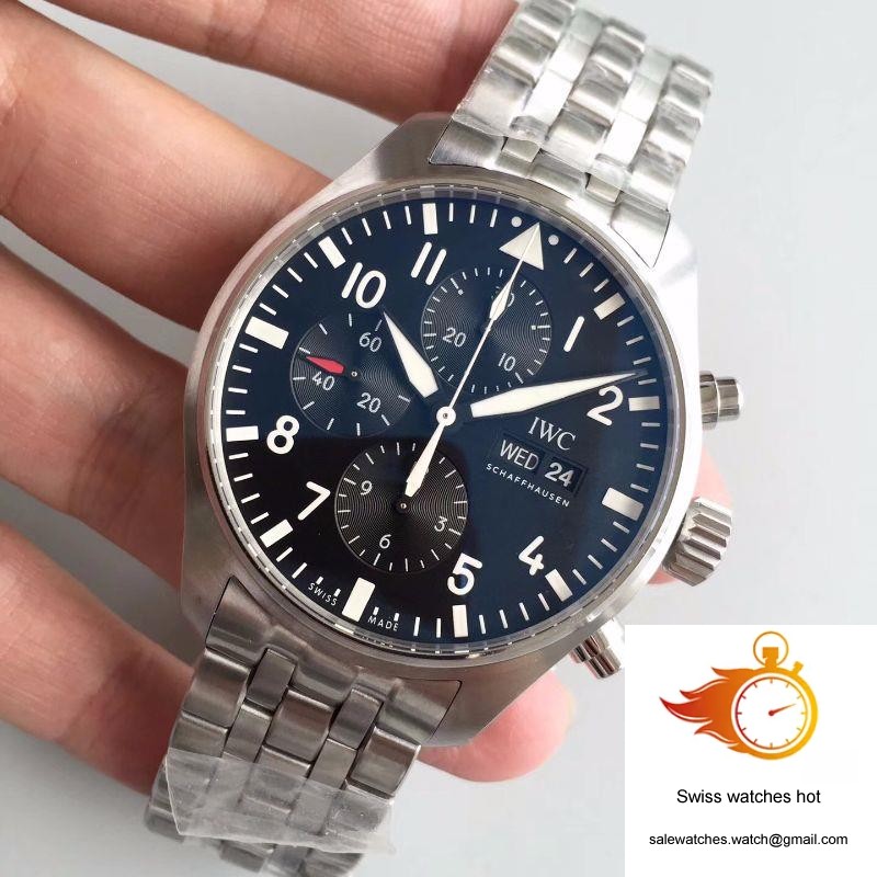 IWC Pilot Chronograph Edition Le Petit Prince IW377717 ZF Factory V2 Blue Dial 3 IWC Pilot Chronograph Edition Le Petit Prince IW377717 ZF Factory V2 Blue Dial 3