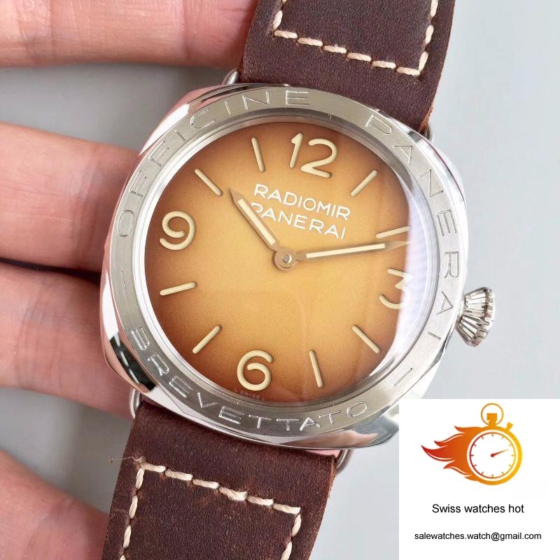 Panerai Radiomir 3 Days Acciaio Brevettato PAM687 ZF Factory Brown Dial 3 Panerai Radiomir 3 Days Acciaio Brevettato PAM687 ZF Factory Brown Dial 3