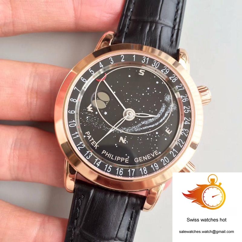 Patek Philippe Grand Complications Sky Moon Celestial 6102R-001 TW Factory Black Dial 3 Patek Philippe Grand Complications Sky Moon Celestial 6102R-001 TW Factory Black Dial 3
