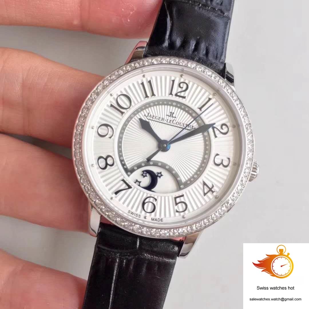Jaeger-LeCoultre Rendez-Vous 3612420 Black Leather Strap White Dial 3 Jaeger-LeCoultre Rendez-Vous 3612420 Black Leather Strap White Dial 3