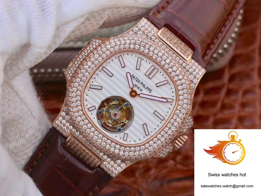 Patek Philippe Nautilus Jumbo 5711 Rose Gold Tourbillon 2018 R8 Factory White Dial 3 Patek Philippe Nautilus Jumbo 5711 Rose Gold Tourbillon 2018 R8 Factory White Dial 3
