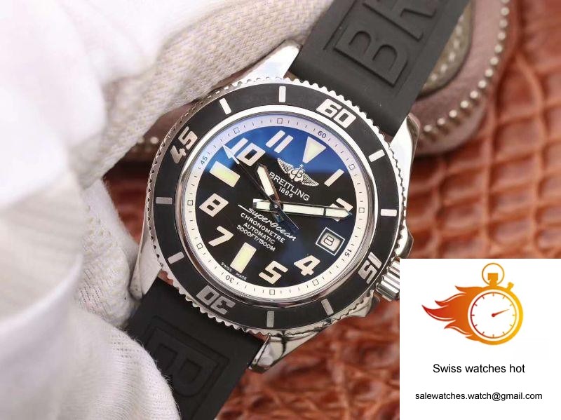 Breitling Superocean 42 Abyss White A1736402/BA29 ZF Factory Black Dial 3 Breitling Superocean 42 Abyss White A1736402/BA29 ZF Factory Black Dial 3