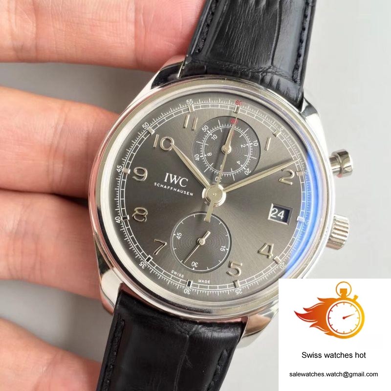 IWC Portugieser Chronograph Classic IW390404 ZF Factory Anthracite Dial 3 IWC Portugieser Chronograph Classic IW390404 ZF Factory Anthracite Dial 3