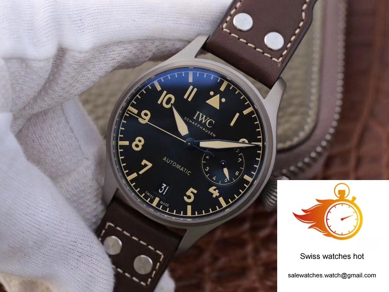 IWC Big Pilot Heritage IW501004 Titanium ZF Factory Black Dial 3 IWC Big Pilot Heritage IW501004 Titanium ZF Factory Black Dial 3