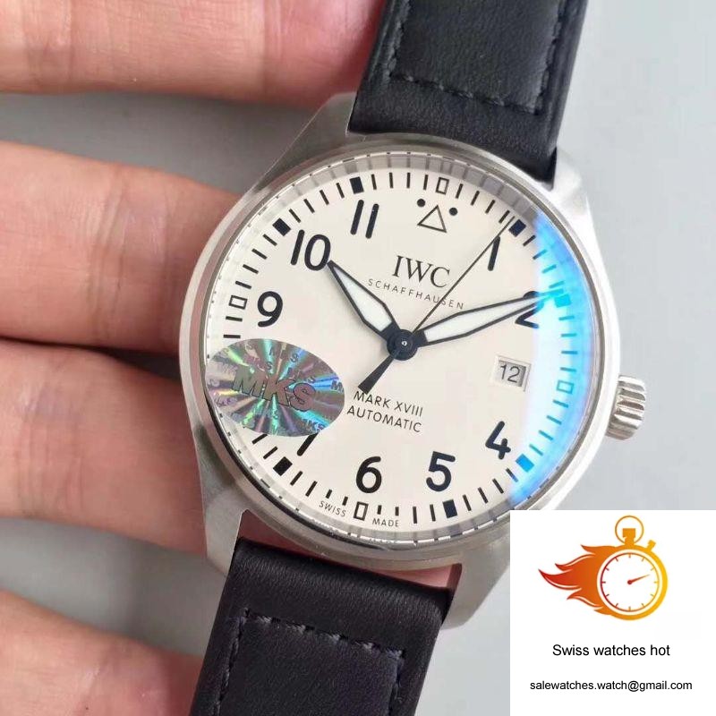 IWC Pilot Mark XVIII IW327002 MKS Factory V2 White Dial 3 IWC Pilot Mark XVIII IW327002 MKS Factory V2 White Dial 3