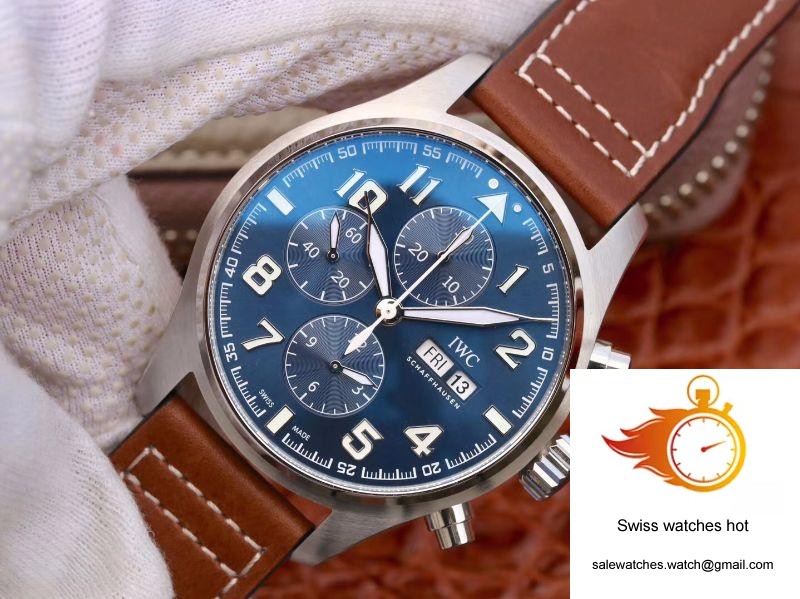 IWC Pilot Chronograph Edition Le Petit Prince IW377714 ZF Factory Blue Dial 3 IWC Pilot Chronograph Edition Le Petit Prince IW377714 ZF Factory Blue Dial 3