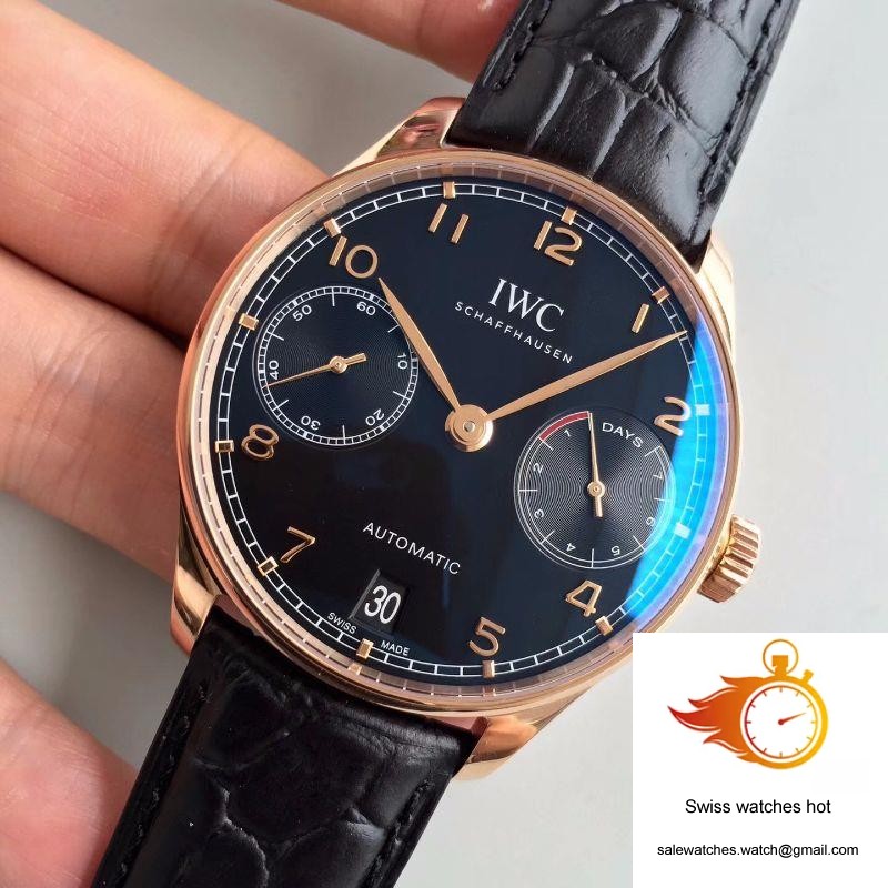 IWC Portuguese IW500701 ZF Factory Black Dial 3 IWC Portuguese IW500701 ZF Factory Black Dial 3