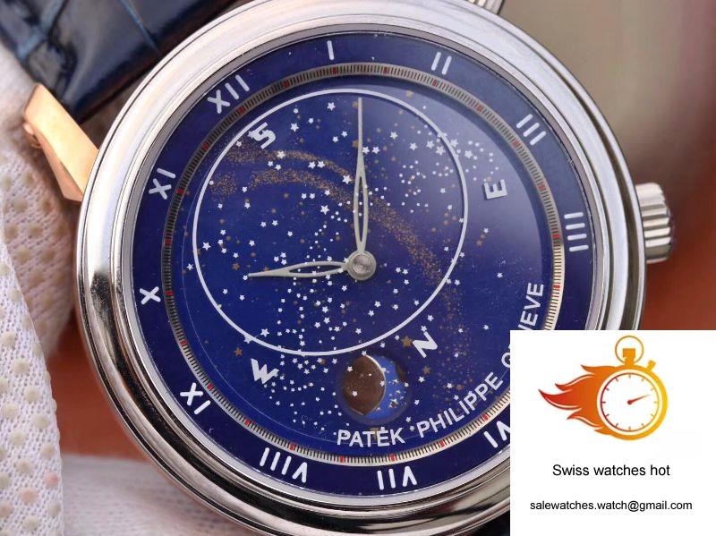 Patek Philippe Grand Complications Sky Moon Celestial Rose Gold 5102PR-001 TW Factory Blue Dial 3 Patek Philippe Grand Complications Sky Moon Celestial Rose Gold 5102PR-001 TW Factory Blue Dial 3