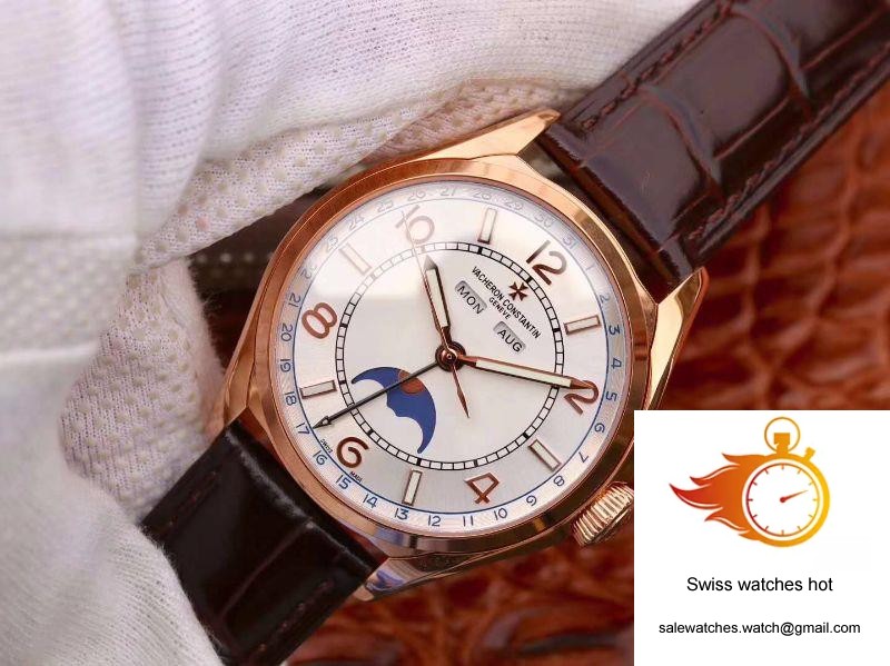 Vacheron Constantin FiftySix Day-Date 4000E/000R/B438 18K Rose Gold White Dial 3 Vacheron Constantin FiftySix Day-Date 4000E/000R/B438 18K Rose Gold White Dial 3