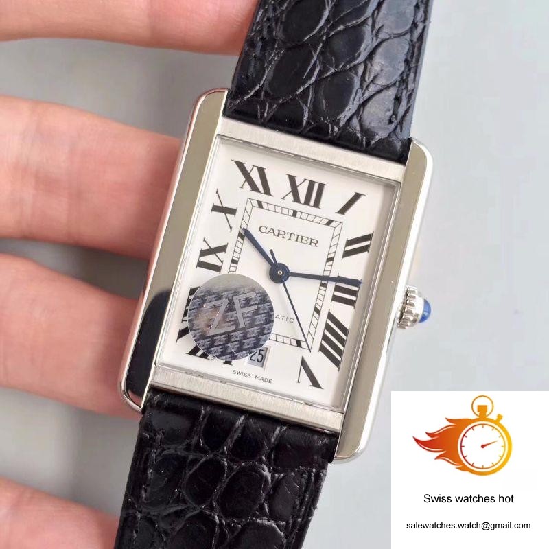 Cartier Tank Solo XL Automatic W5200027 ZF Factory White Dial 3 Cartier Tank Solo XL Automatic W5200027 ZF Factory White Dial 3