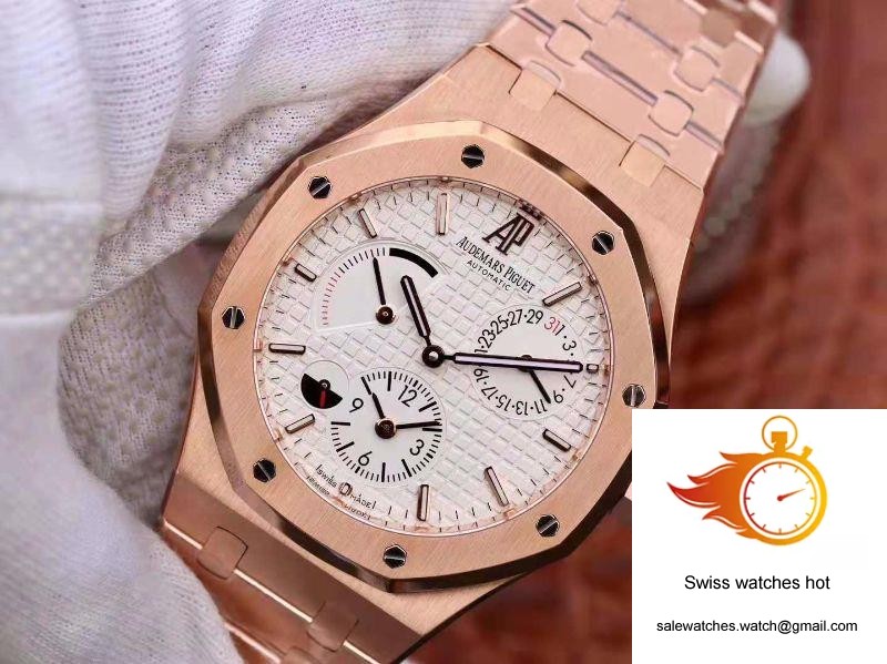 Audemars Piguet Royal Oak GMT 41MM 26120 TWA Factory White Dial 3 Audemars Piguet Royal Oak GMT 41MM 26120 TWA Factory White Dial 3