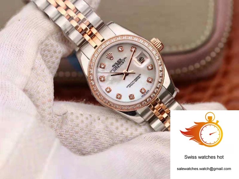 Rolex Lady Datejust Two Tone Bracelet 28MM Enamel Dial 3 Rolex Lady Datejust Two Tone Bracelet 28MM Enamel Dial 3
