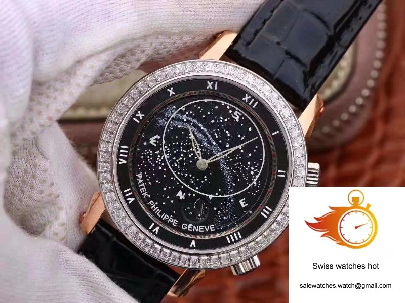 Patek Philippe Grand Complications Sky Moon Celestial 5102PR TW Factory Black Dial 3 Patek Philippe Grand Complications Sky Moon Celestial 5102PR TW Factory Black Dial 3