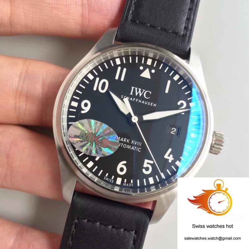 IWC Pilot Mark XVIII Edition Laureus Sport IW324703 MKS Factory V2 Blue Dial 3 IWC Pilot Mark XVIII Edition Laureus Sport IW324703 MKS Factory V2 Blue Dial 3