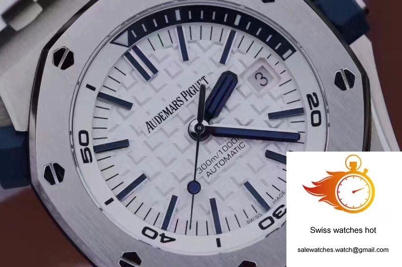 Audemars Piguet Royal Oak Offshore Diver 15710ST.OO.A010CA.01 JF Factory White Dial 3 Audemars Piguet Royal Oak Offshore Diver 15710ST.OO.A010CA.01 JF Factory White Dial 3