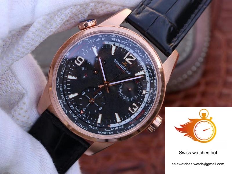 Jaeger-LeCoultre Polaris Geographic Rose Gold 904847J 42MM TWA Factory Black Dial 3 Jaeger-LeCoultre Polaris Geographic Rose Gold 904847J 42MM TWA Factory Black Dial 3