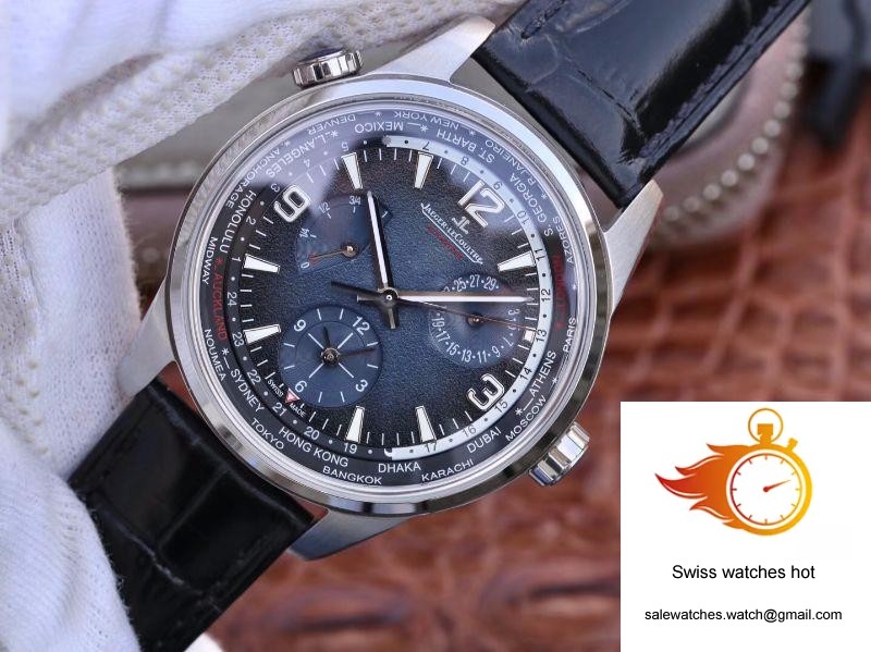 Jaeger-LeCoultre Polaris Geographic 904847J 42MM TWA Factory Black Blue Textured Dial 3 Jaeger-LeCoultre Polaris Geographic 904847J 42MM TWA Factory Black Blue Textured Dial 3