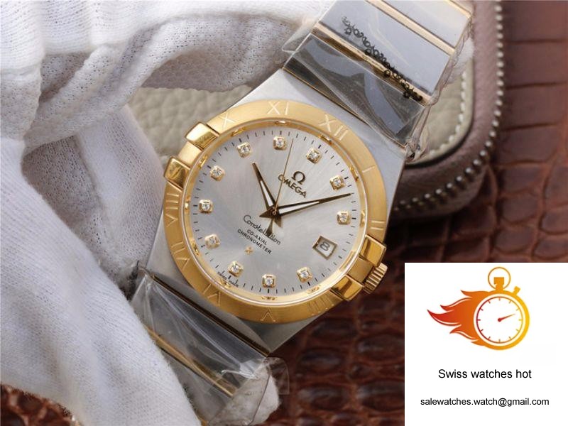 Omega Constellation 123.20.38.21.52.002 V6 Factory White Dial 3 Omega Constellation 123.20.38.21.52.002 V6 Factory White Dial 3