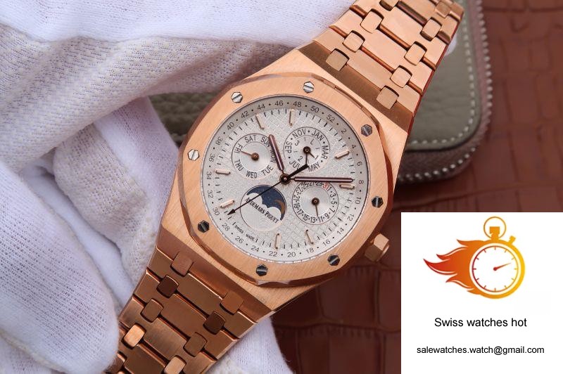 Audemars Piguet Royal Oak 41MM 26574OR.OO.1220OR.01 JF Factory White Dial 3 Audemars Piguet Royal Oak 41MM 26574OR.OO.1220OR.01 JF Factory White Dial 3