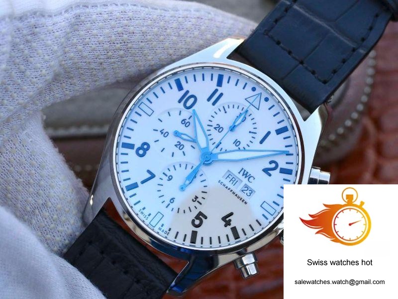 IWC Pilot Chronograph IW377725 ZF Factory White Dial 3 IWC Pilot Chronograph IW377725 ZF Factory White Dial 3