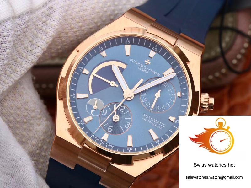 Vacheron Constantin Overseas 44mm TWA Factory 18K Rose Gold Blue Dial 3 Vacheron Constantin Overseas 44mm TWA Factory 18K Rose Gold Blue Dial 3