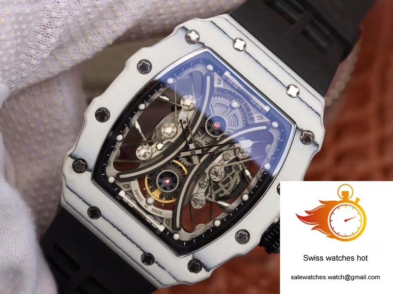 Richard Mille RM53-01 White Ceramic Case Skeleton Dial 3 Richard Mille RM53-01 White Ceramic Case Skeleton Dial 3