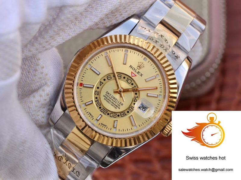 Rolex SKY-DWELLER 326938-72418 Gold Dial 3 Rolex SKY-DWELLER 326938-72418 Gold Dial 3