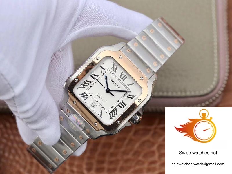 Cartier De Santos W2SA0006 BV Factory White Dial 3 Cartier De Santos W2SA0006 BV Factory White Dial 3