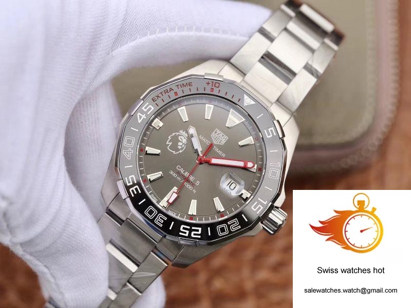 Tag Heuer Aquaracer Calibre 5 English Premier League Limited WAY201D.BA0927 Gray Dial 3 Tag Heuer Aquaracer Calibre 5 English Premier League Limited WAY201D.BA0927 Gray Dial 3